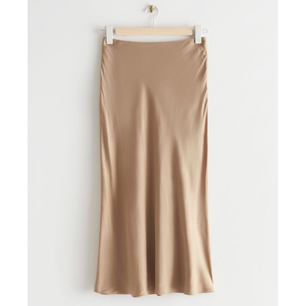 & Other Stories Midi Slip Skirt